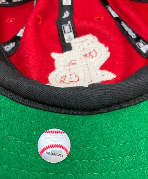 Cooperstown（クーパーズタウン）Cooperstown (クーパーズタウン) New Era (ニューエラ) Cooperstown×New Era　セントルイス・カージナルス クーパーズタウン　キャップ レッドの古着・服飾アイテム