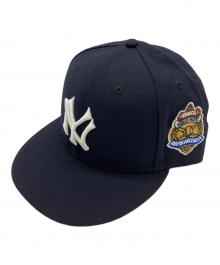 Cooperstown×New Era（クーパーズタウン×ニューエラ）の古着「Cooperstown×New Era　ニューヨーク・ヤンキース 1927 ワールドシリーズ　キャップ」｜ネイビー
