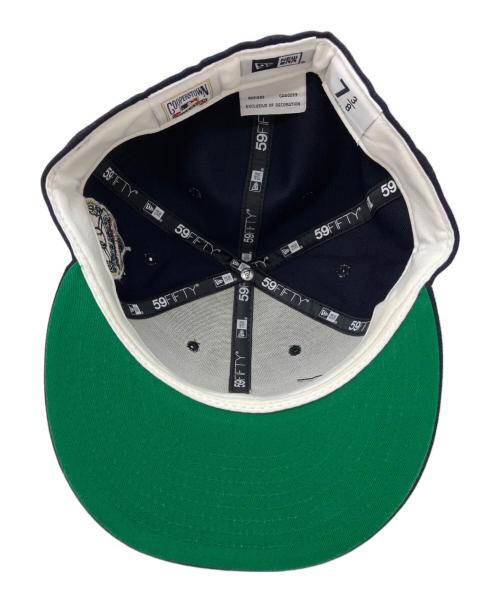 Cooperstown（クーパーズタウン）Cooperstown (クーパーズタウン) New Era (ニューエラ) Cooperstown×New Era　ニューヨーク・ヤンキース 1927 ワールドシリーズ　キャップ ネイビーの古着・服飾アイテム