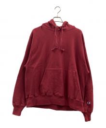 Champion REVERSE WEAVE（チャンピオン リバース ウィーブ）の古着「プルオーバーパーカー」｜レッド