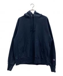 Champion REVERSE WEAVE（チャンピオン リバース ウィーブ）の古着「プルオーバーパーカー」｜ネイビー