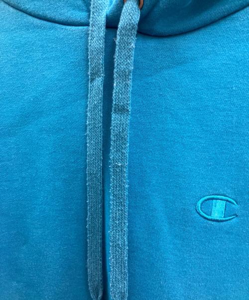 Champion（チャンピオン）Champion (チャンピオン) SUPER FLEECE HOODIE ブルー サイズ:XXLの古着・服飾アイテム