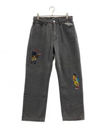 X-LARGE（エクストララージ）の古着「デニムパンツ」｜ブラック