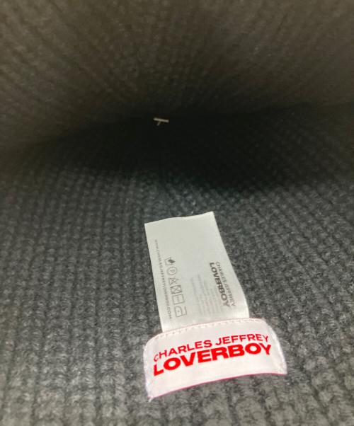 LOVERBOY（ラヴァーボーイ）LOVERBOY (ラヴァーボーイ) LOVERBOY　ニット帽 ブラックの古着・服飾アイテム