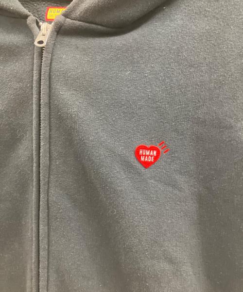 HUMAN MADE（ヒューマンメイド）HUMAN MADE (ヒューマンメイド) HUMAN MADE　CLASSIC ZIP-UP SWEAT HOODIE ブラック サイズ:XXLの古着・服飾アイテム