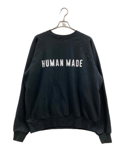 HUMAN MADE（ヒューマンメイド）HUMAN MADE (ヒューマンメイド) HUMAN MADE　CLASSIC SWEATSHIRT ブラック サイズ:XXLの古着・服飾アイテム