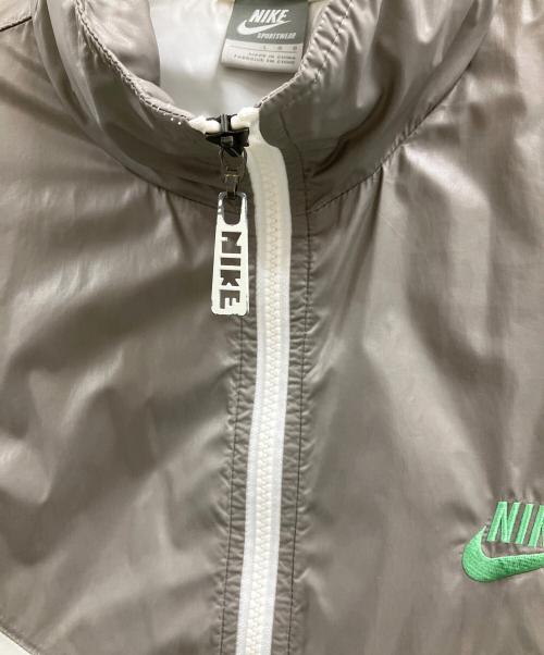 NIKE（ナイキ）NIKE (ナイキ) ナイロンジャケット グリーン×グレー サイズ:Lの古着・服飾アイテム