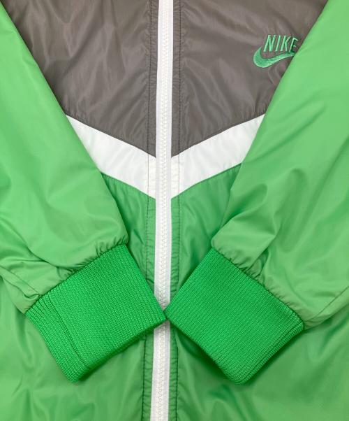 NIKE（ナイキ）NIKE (ナイキ) ナイロンジャケット グリーン×グレー サイズ:Lの古着・服飾アイテム