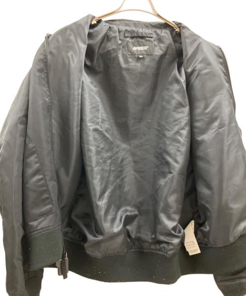 AVIREX（アヴィレックス）AVIREX (アヴィレックス) AVIREX　フライトジャケット ブラック サイズ:XLの古着・服飾アイテム