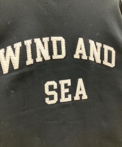WIND AND SEA（ウィンダンシー）WIND AND SEA (ウィンダンシー) WIND AND SEA　厚手カーディガン ブラック サイズ:Lの古着・服飾アイテム