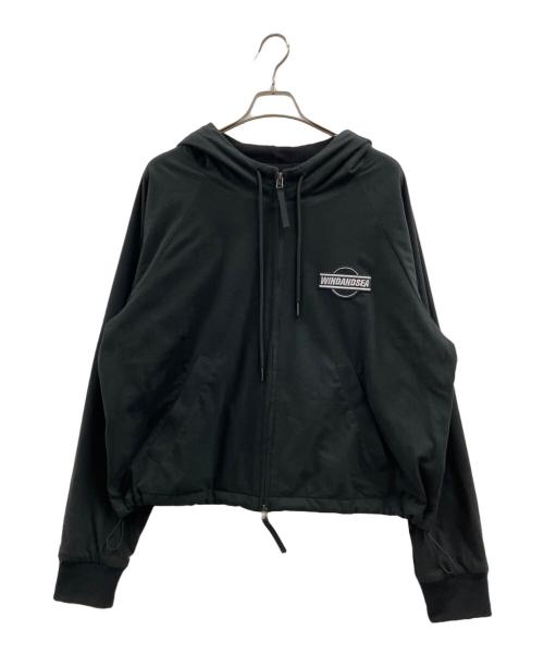 WIND AND SEA（ウィンダンシー）WIND AND SEA (ウィンダンシー) WIND AND SEA　FLEECE ZIP UP HOODED SHIRT ブラック サイズ:Lの古着・服飾アイテム