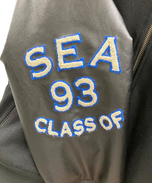 WIND AND SEA（ウィンダンシー）WIND AND SEA (ウィンダンシー) WIND AND SEA　Stadium Jacket ブラック サイズ:Mの古着・服飾アイテム