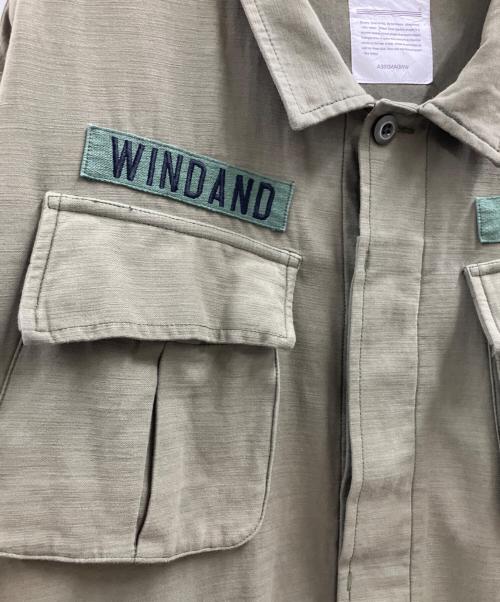 WIND AND SEA（ウィンダンシー）WIND AND SEA (ウィンダンシー) WIND AND SEA　Band Jungle Fatigue Jacket オリーブ サイズ:XLの古着・服飾アイテム