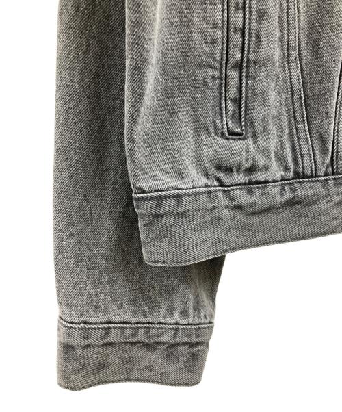 WIND AND SEA（ウィンダンシー）WIND AND SEA (ウィンダンシー) WIND AND SEA　STUDDED DENIM JACKET チャコールグレー サイズ:Mの古着・服飾アイテム