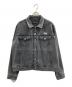 WIND AND SEA（ウィンダンシー）の古着「WIND AND SEA　STUDDED DENIM JACKET」｜チャコールグレー