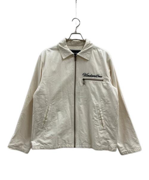 WIND AND SEA（ウィンダンシー）WIND AND SEA (ウィンダンシー) WIND AND SEA　SANTACRUZ DECK JACKET アイボリー サイズ:Lの古着・服飾アイテム