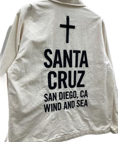 WIND AND SEA（ウィンダンシー）WIND AND SEA (ウィンダンシー) WIND AND SEA　SANTACRUZ DECK JACKET アイボリー サイズ:Lの古着・服飾アイテム