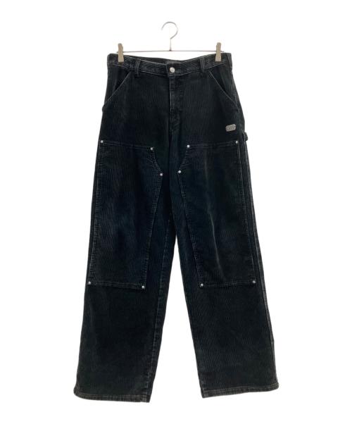 WIND AND SEA（ウィンダンシー）WIND AND SEA (ウィンダンシー) Wash Corduroy W Knee Pant ブラック サイズ:Mの古着・服飾アイテム