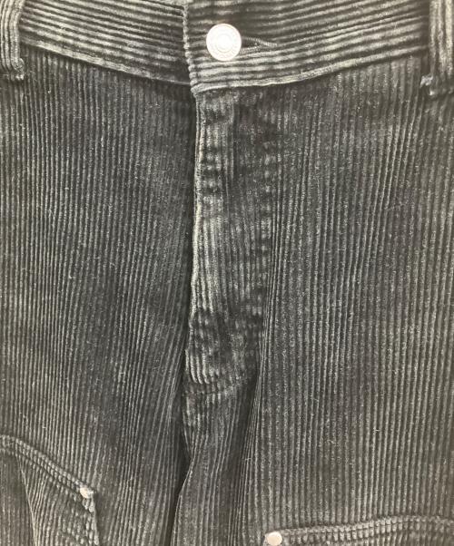WIND AND SEA（ウィンダンシー）WIND AND SEA (ウィンダンシー) Wash Corduroy W Knee Pant ブラック サイズ:Mの古着・服飾アイテム