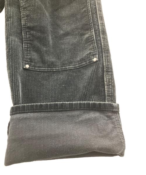 WIND AND SEA（ウィンダンシー）WIND AND SEA (ウィンダンシー) Wash Corduroy W Knee Pant ブラック サイズ:Mの古着・服飾アイテム