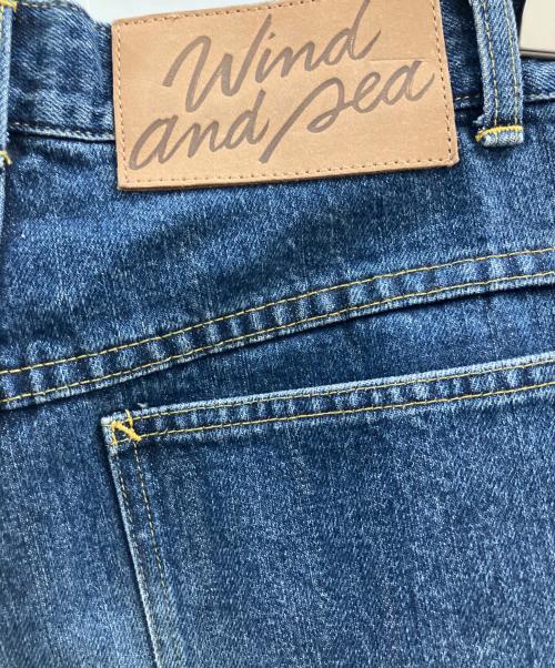 WIND AND SEA（ウィンダンシー）WIND AND SEA (ウィンダンシー) WIND AND SEA　デニムパンツ インディゴ サイズ:Mの古着・服飾アイテム