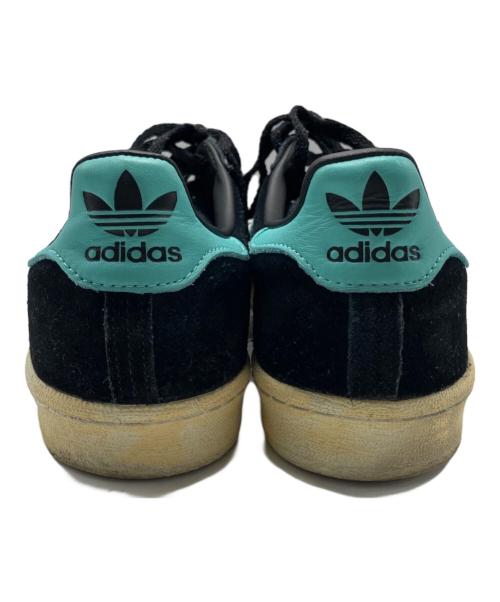 adidas（アディダス）adidas (アディダス) atmos (アトモス) WIND AND SEA (ウィンダンシー) CAMPUS 80s ブラック×ブルー サイズ:US9の古着・服飾アイテム