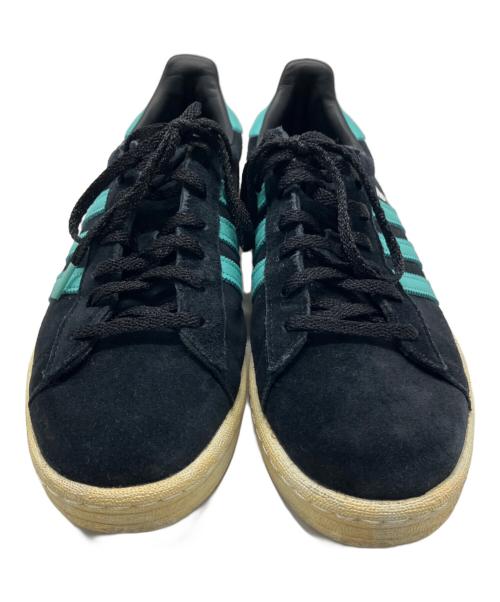 adidas（アディダス）adidas (アディダス) atmos (アトモス) WIND AND SEA (ウィンダンシー) CAMPUS 80s ブラック×ブルー サイズ:US9の古着・服飾アイテム