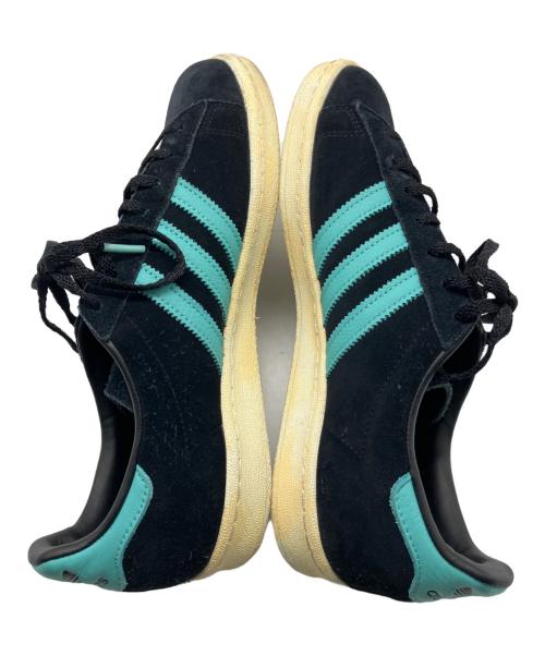 adidas（アディダス）adidas (アディダス) atmos (アトモス) WIND AND SEA (ウィンダンシー) CAMPUS 80s ブラック×ブルー サイズ:US9の古着・服飾アイテム