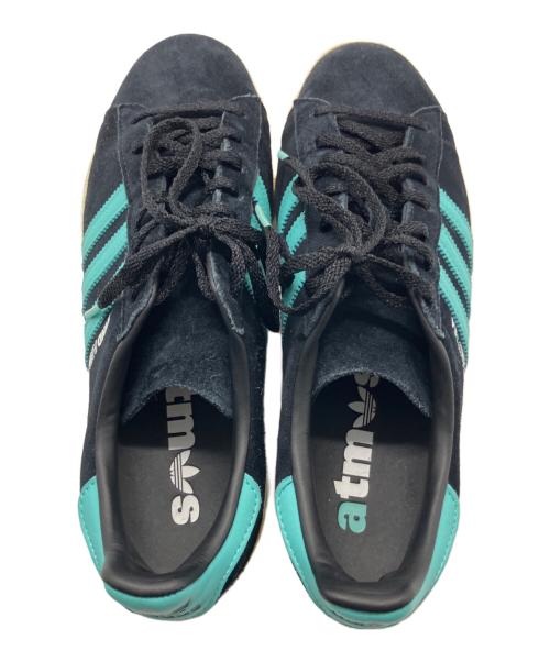 adidas（アディダス）adidas (アディダス) atmos (アトモス) WIND AND SEA (ウィンダンシー) CAMPUS 80s ブラック×ブルー サイズ:US9の古着・服飾アイテム