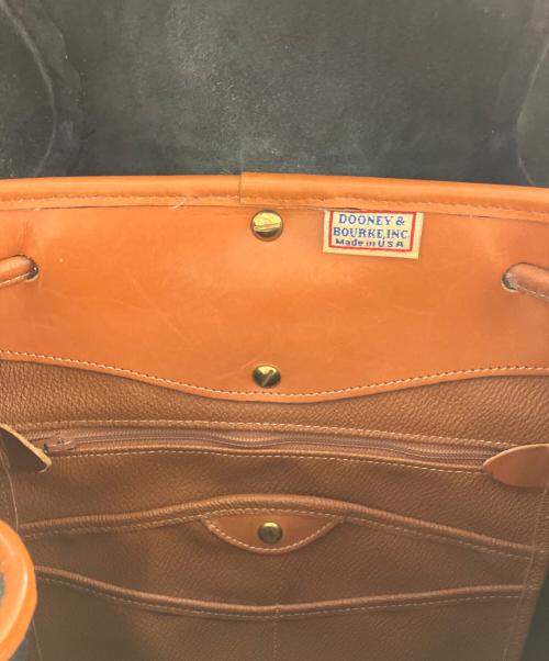 DOONEY&BOURKE（ドゥーニーアンドバーク）DOONEY&BOURKE (ドゥーニーアンドバーク) DOONEY&BOURKE　リュック ブラック×ブラウンの古着・服飾アイテム