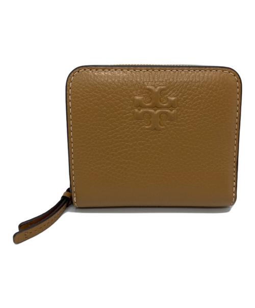 TORY BURCH（トリーバーチ）TORY BURCH (トリーバーチ) TORY BURCH　2つ折り財布 ベージュの古着・服飾アイテム