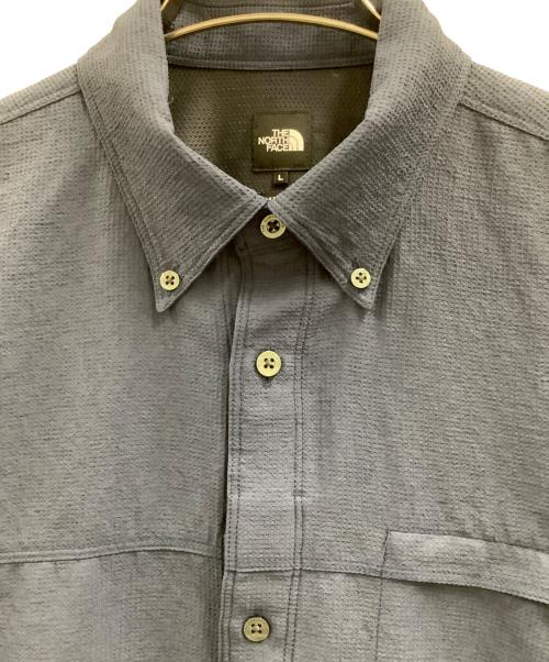 THE NORTH FACE（ザ ノース フェイス）THE NORTH FACE (ザ ノース フェイス) THE NORTH FACE　半袖シャツ ネイビー サイズ:Lの古着・服飾アイテム