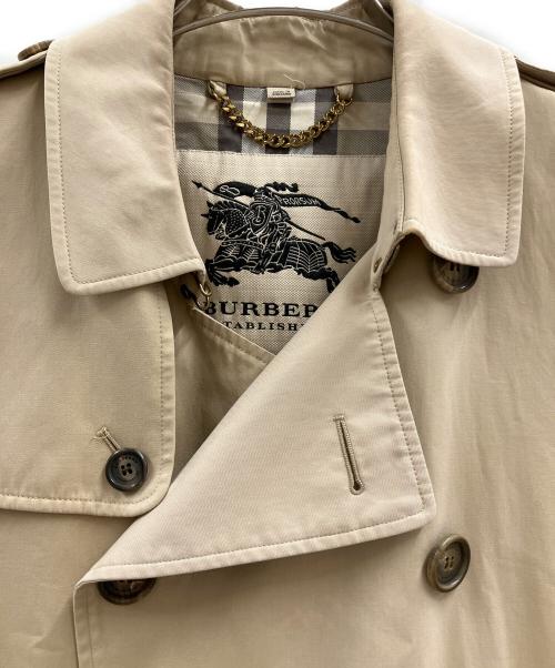 BURBERRY（バーバリー）BURBERRY (バーバリー) BURBERRY　THE KENSINGTON　　トレンチコート ベージュ サイズ:48の古着・服飾アイテム