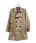 BURBERRY（バーバリー）の古着「BURBERRY　THE KENSINGTON　　トレンチコート」｜ベージュ