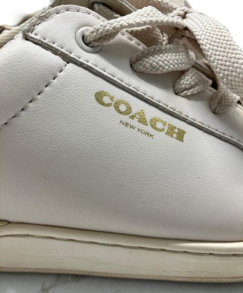 COACH（コーチ）COACH (コーチ) COACH　ローカットスニーカー ベージュ サイズ:23ｃｍの古着・服飾アイテム