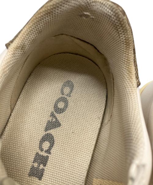 COACH（コーチ）COACH (コーチ) COACH　ローカットスニーカー ベージュ サイズ:23ｃｍの古着・服飾アイテム
