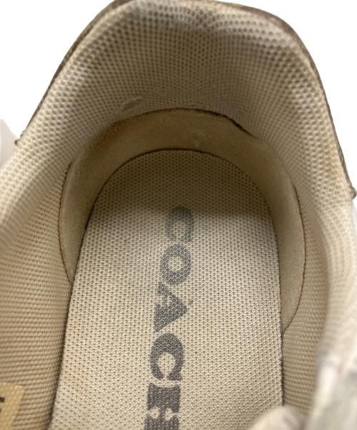 COACH（コーチ）COACH (コーチ) COACH　ローカットスニーカー ベージュ サイズ:23ｃｍの古着・服飾アイテム