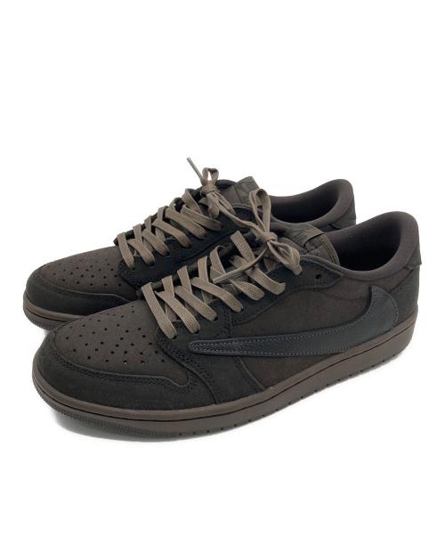 NIKE（ナイキ）NIKE (ナイキ) Travis Scott (トラヴィススコット) NIKE×TRAVIS SCOTT　スニーカー ダークブラウン サイズ:27.5ｃｍの古着・服飾アイテム