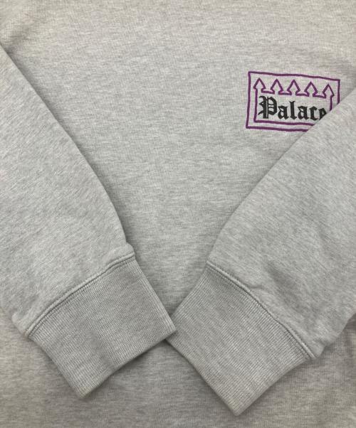 PALACE（パレス）PALACE (パレス) PALACE GATED COMMUNITY CREW グレー サイズ:Mの古着・服飾アイテム