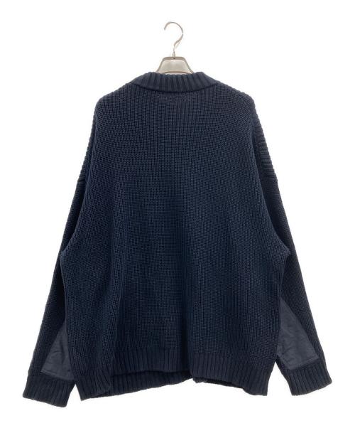FreshService（フレッシュサービス）FreshService (フレッシュサービス) 厚手ニット ネイビー サイズ:Lの古着・服飾アイテム