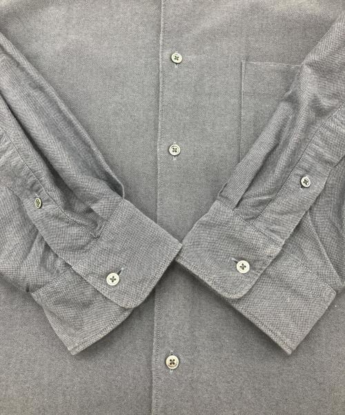 Graphpaper（グラフペーパー）Graphpaper (グラフペーパー) Oxford Oversized Band Collar Shirt グレー サイズ:FREEの古着・服飾アイテム