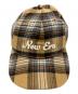 中古・古着 New Era (ニューエラ) New Era　	9THIRTY Check Series　キャップ ベージュ 未使用品：4000円