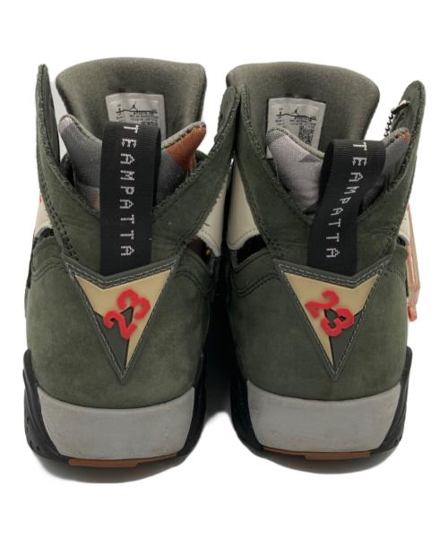 NIKE（ナイキ）NIKE (ナイキ) Patta (パタ) Air Jordan 7 Retro オリーブ サイズ:US8の古着・服飾アイテム