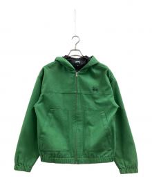 stussy（ステューシー）の古着「Canvas Work Jacket」｜グリーン