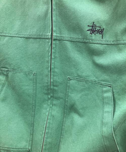 stussy（ステューシー）stussy (ステューシー) Canvas Work Jacket グリーン サイズ:Sの古着・服飾アイテム