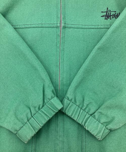 stussy（ステューシー）stussy (ステューシー) Canvas Work Jacket グリーン サイズ:Sの古着・服飾アイテム