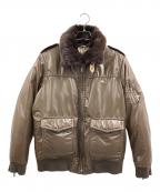 BURBERRY BLACK LABELバーバリーブラックレーベル）の古着「BURBERRY BLACK LABEL　ダウンジャケット」｜ブラウン