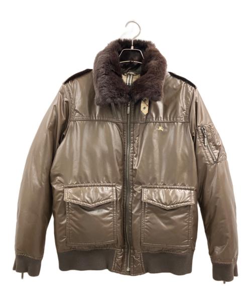 BURBERRY BLACK LABEL（バーバリーブラックレーベル）BURBERRY BLACK LABEL (バーバリーブラックレーベル) BURBERRY BLACK LABEL　ダウンジャケット ブラウン サイズ:Lの古着・服飾アイテム
