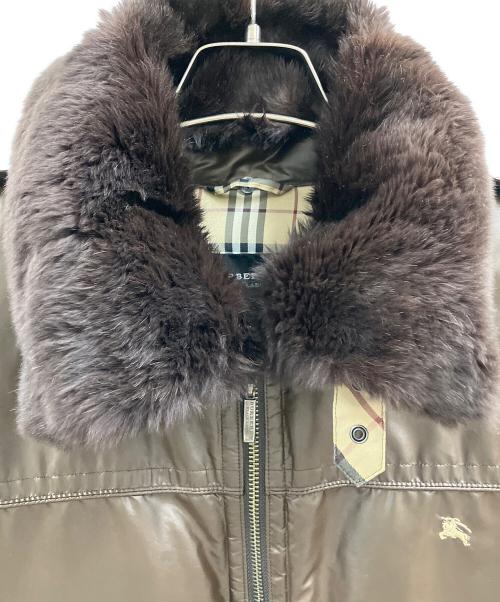 BURBERRY BLACK LABEL（バーバリーブラックレーベル）BURBERRY BLACK LABEL (バーバリーブラックレーベル) BURBERRY BLACK LABEL　ダウンジャケット ブラウン サイズ:Lの古着・服飾アイテム