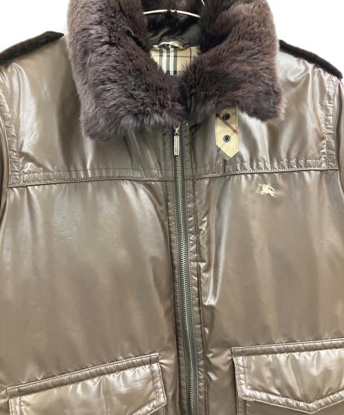 BURBERRY BLACK LABEL（バーバリーブラックレーベル）BURBERRY BLACK LABEL (バーバリーブラックレーベル) BURBERRY BLACK LABEL　ダウンジャケット ブラウン サイズ:Lの古着・服飾アイテム